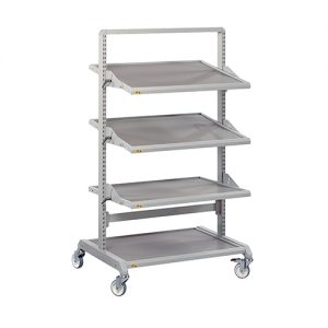 Sovella Nederland Treston multitrolley hoog model met 1 voetbord en 3 kantelbare legborden