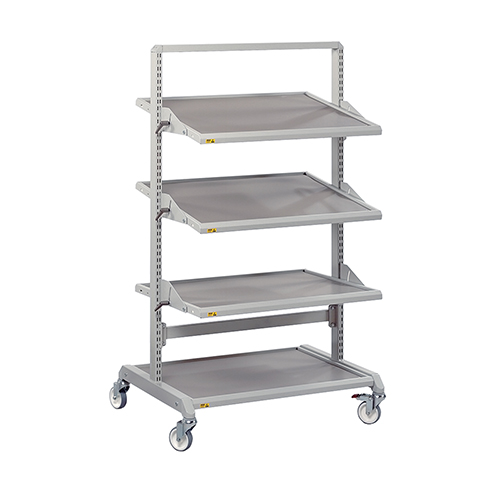 Sovella Nederland Treston multitrolley hoog model met 1 voetbord en 3 kantelbare legborden