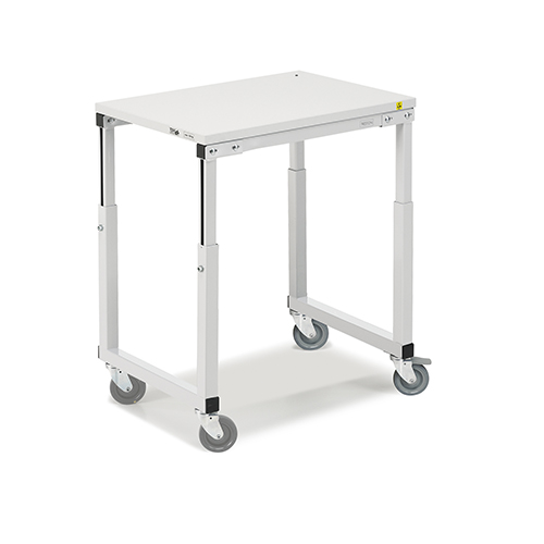 Sovella Nederland Treston SAP507 trolley, op hoogte instelbaar. Ideaal voor naast een werktafel of inpaktafel