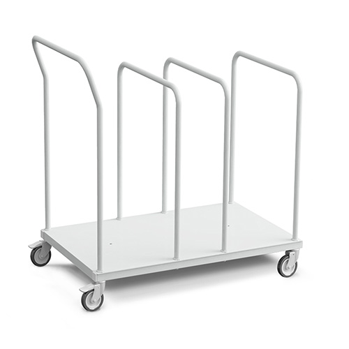 Sovella Nederland Treston karton trolley LCT voor grote kartonnen nabij een inpaktafel