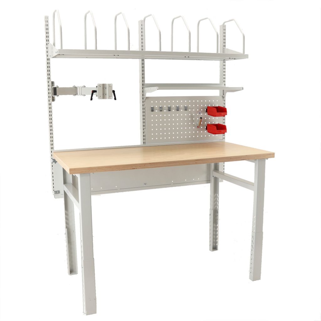 Sovella Nederland Treston zware werkbank als paktafel magazijn of logistieke werkplek voor webshops en industrie