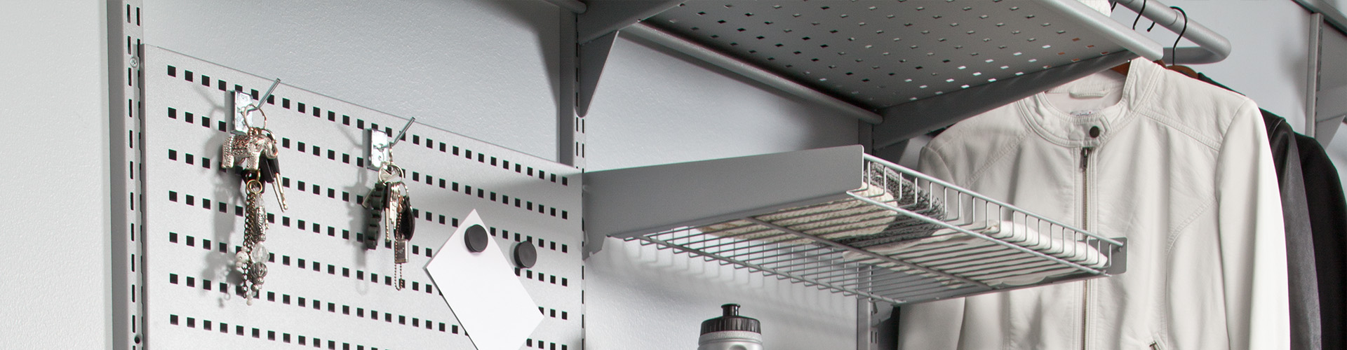 Sovella fipro garderobe kast kleur effect zilver