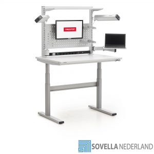 Treston Electronic Bench, TED op hoogte verstelbaar met opbouw - Sovella Nederland BV