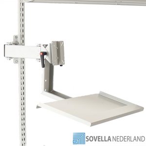 Sovella Nederland Treston LCD-holder of swivel arm with keyboard and mouse holder