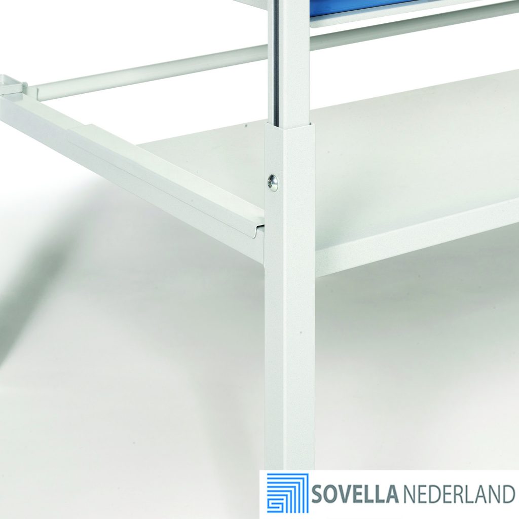 Sovella Nederland Treston Laag voetbord TP tafel staal voor onder inpaktafel of werktafel