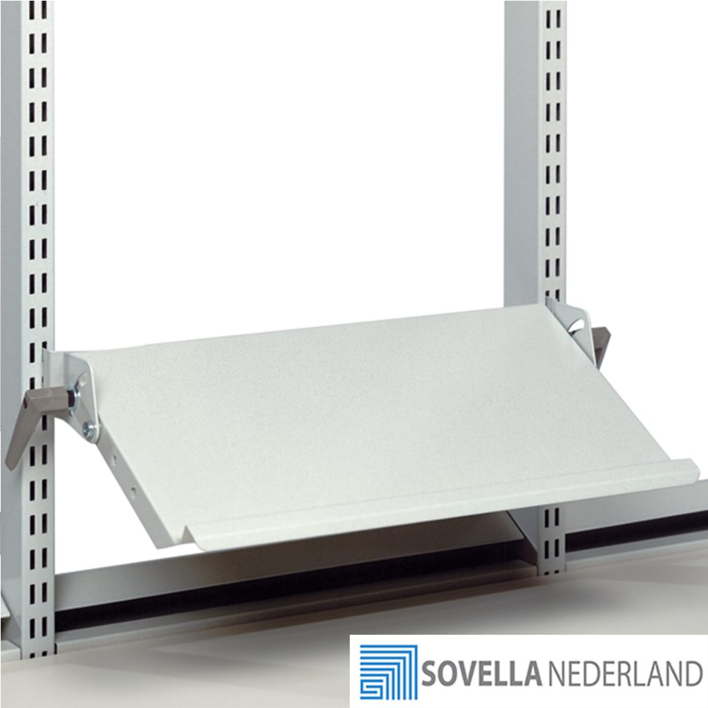 Sovella Nederland Treston kantelbaar documentenlegbord boven een werktafel