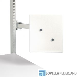 Docuemthouder op zwenkarm voor boven een werkbank