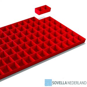 Sovella Nederland Treston lade indeling met opslagbakken voor in de werkplaats