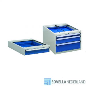Sovella Nederland Treston ladekast type 55 hangend onder een werkbank