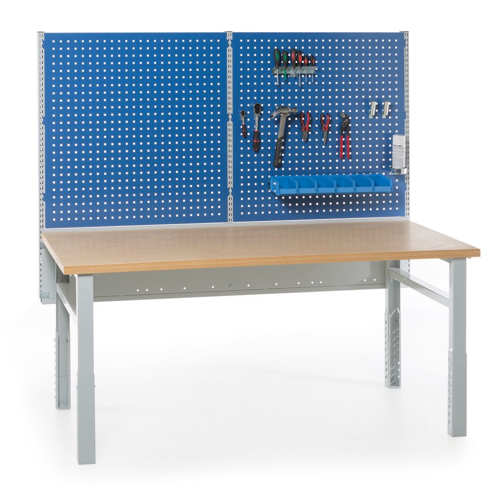 ENG_Sovella Nederland Treston Heavy Duty workshop workbench with perforated panels