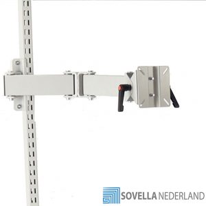 ENG_Sovella Nederland Treston LCD holder with double arm for use above a concept workbench