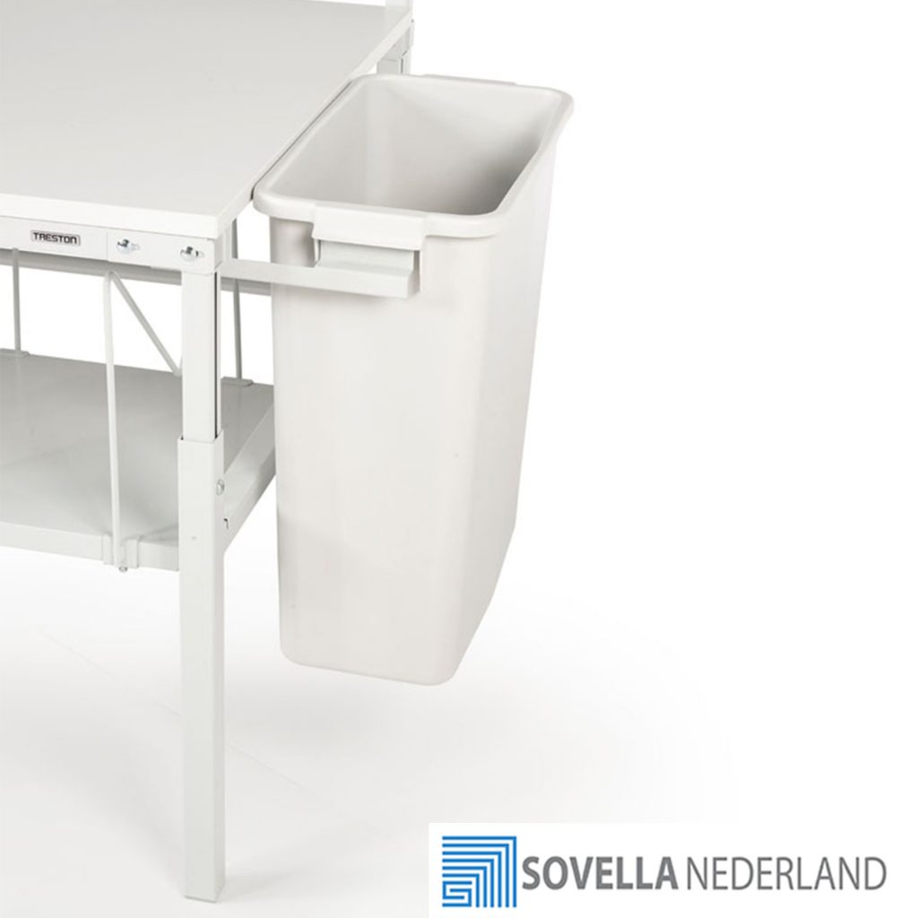 ENG_Sovella Nederland Treston PRMB recycle waste bucket 60 liter for logistics and webshops