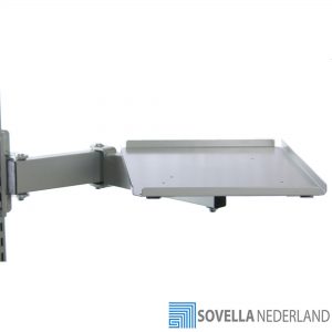ENG_Sovella Nederland Treston Labelprinter holder on double arm for packing bench