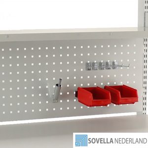 ENG_Sovella Nederland Treston perforated panel for LEAN working on a packing bench
