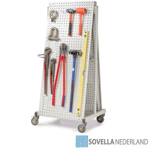 Sovella Nederland Treston modulaire trolley met gereedschapsborden schuin