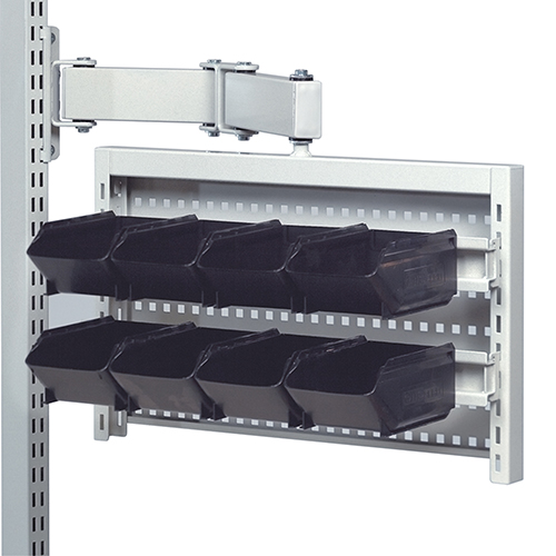Sovella Nederland Treston rotating tool panel holder met bakken en geperforeerd bord inhaakbaar